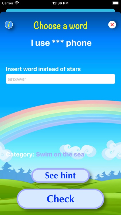 Choose a word for a sentence screenshot-4