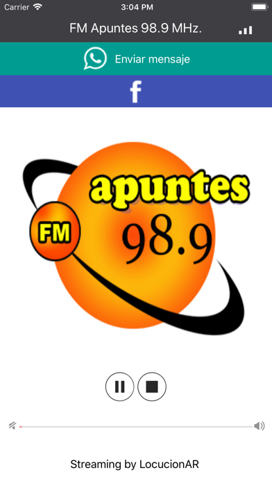 FM Apuntes 98.9 MHz. screenshot 2
