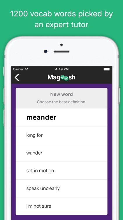 Vocabulary Builder by Magoosh screenshot-0