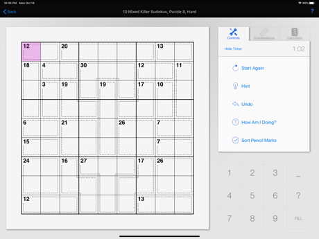 Hacks for Killer Sudoku ‪‬