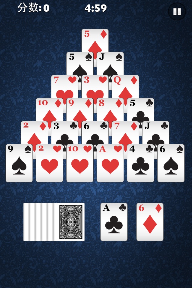 Pyramid-Solitaire Go screenshot 4