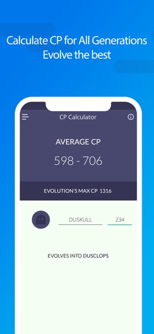Evolution Cp Iv Calculator On The App Store