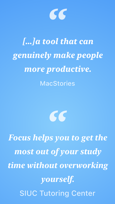 Focus - Productivity Timer Screenshot 4