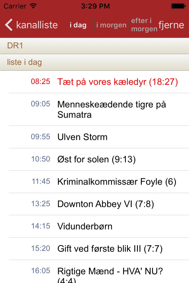 Danmark tv-guide screenshot 2