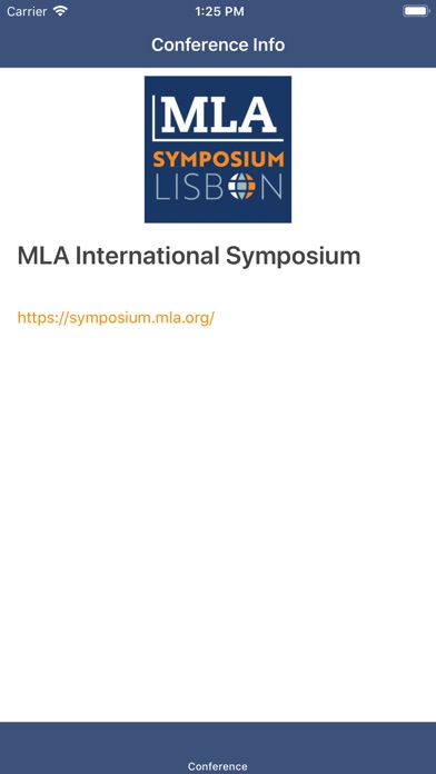 MLA International Symposium screenshot 2