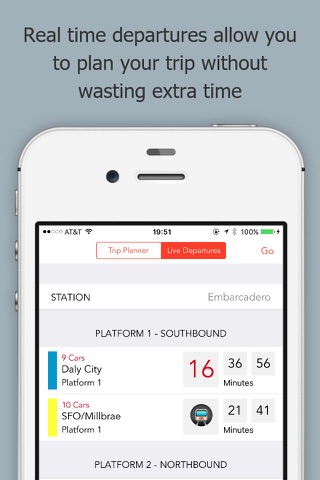 Train Stop - A BART App screenshot 2