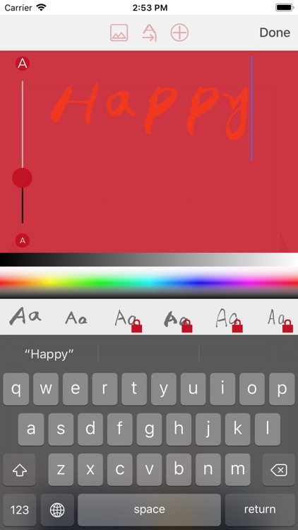 Word Notes - Message text PNG screenshot-3