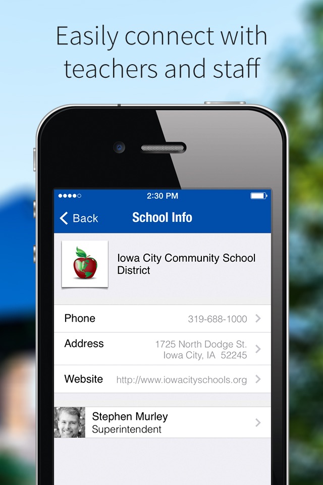 Iowa City School District screenshot 2