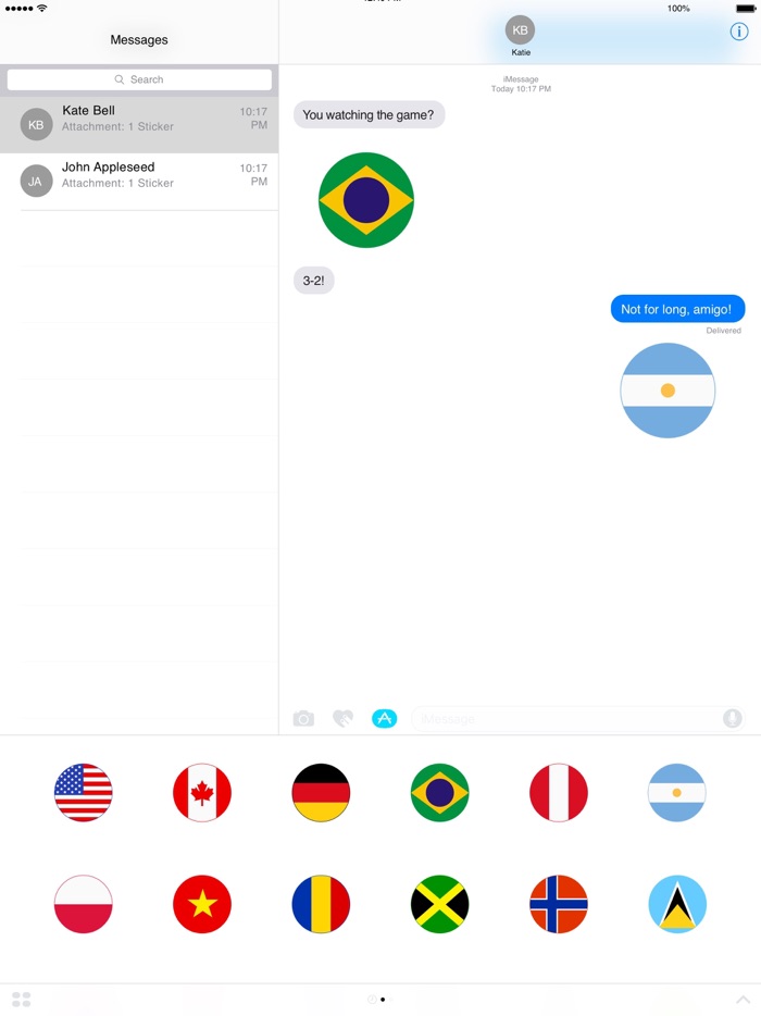 World Stickers for iMessage