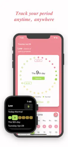 Screenshot 1 MMD - Calendario Menstrual iphone