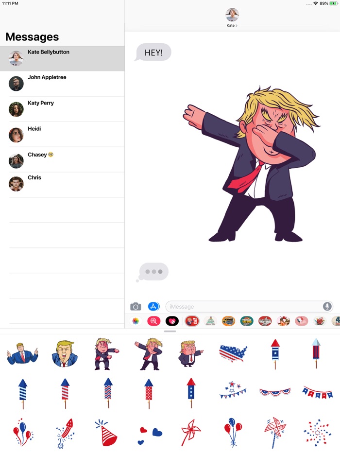 Trumps Merica Sticker