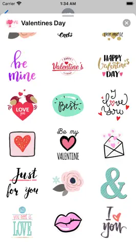 Game screenshot Stickers for My Valentine Emo apk