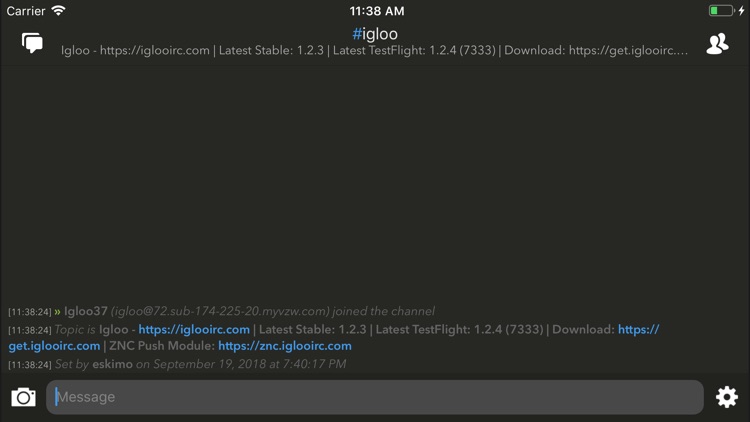 Igloo IRC screenshot-4