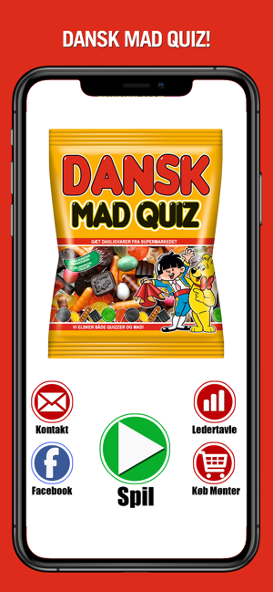 Dansk Mad Quiz(圖1)-速報App