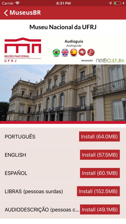 MuseusBR audioguias Brasil