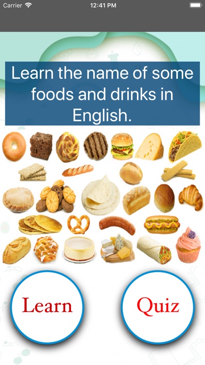 Foods  vocabulary in English