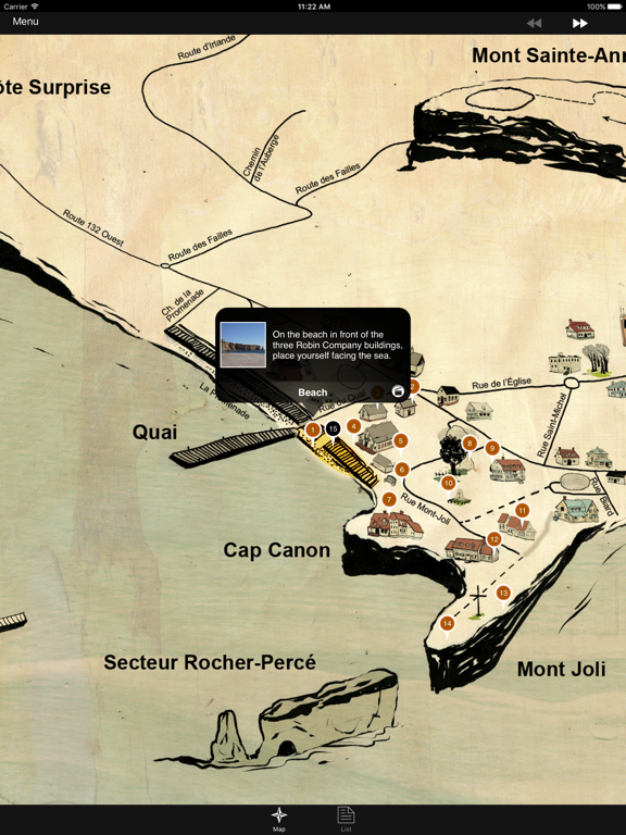 Screenshot #6 pour Historical Tour of Percé EN