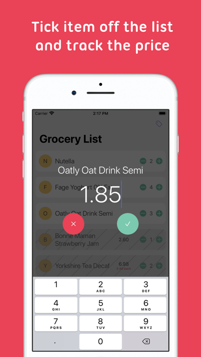 Mindy : Grocery List screenshot 3