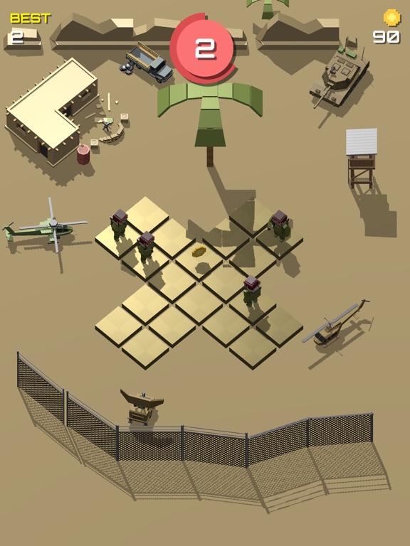 Pixel 3D - Soldier Gamesのおすすめ画像3