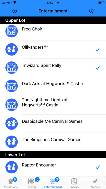 ThemePark Checklist: Hollywood