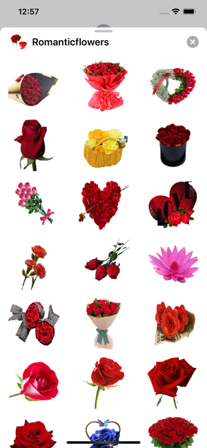 New romantic Flowers Stickers(圖2)-速報App