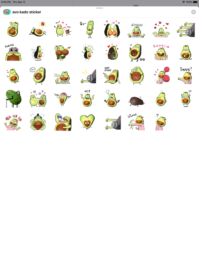 avo kado stickers