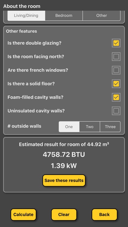 Radiator / BTU Calculator screenshot-3