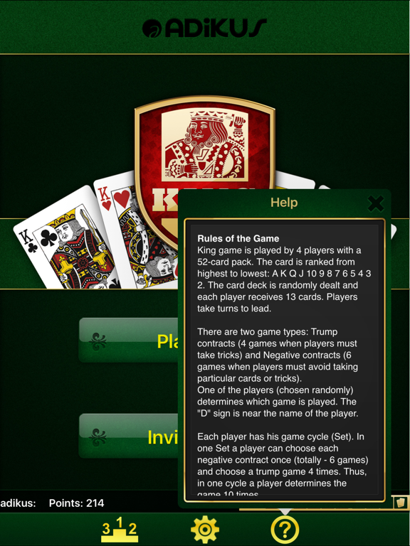 King - Classic card game screenshot 4