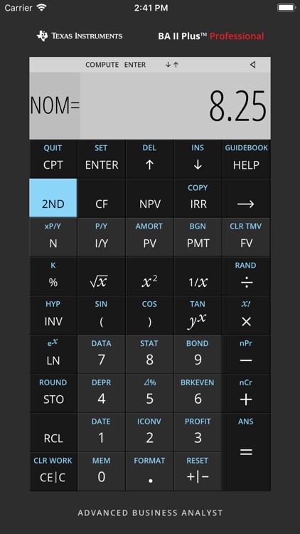 BA II Plus™ Financial Calc