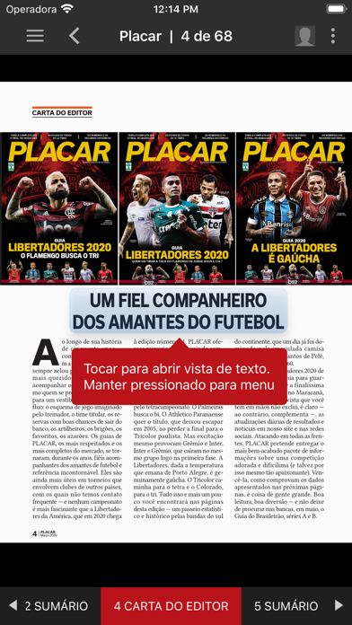 Revista PLACAR screenshot1