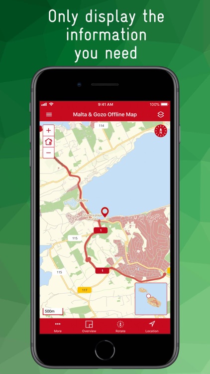 Malta & Gozo Offline Map screenshot-3