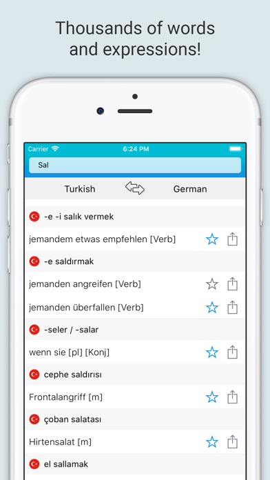 German Turkish Dictionary + screenshot 3