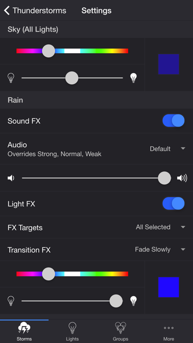 How to cancel & delete Thunderstorm for LIFX from iphone & ipad 2