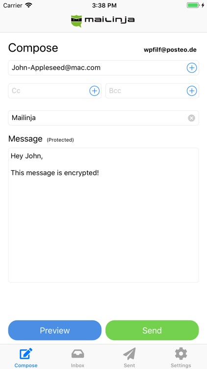 Mailinja - Secure Email