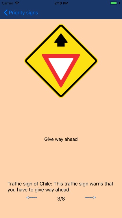 Chile road signs screenshot-3