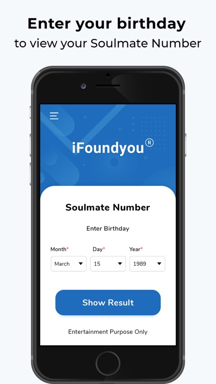 Ifoundyou®  Soulmate Number