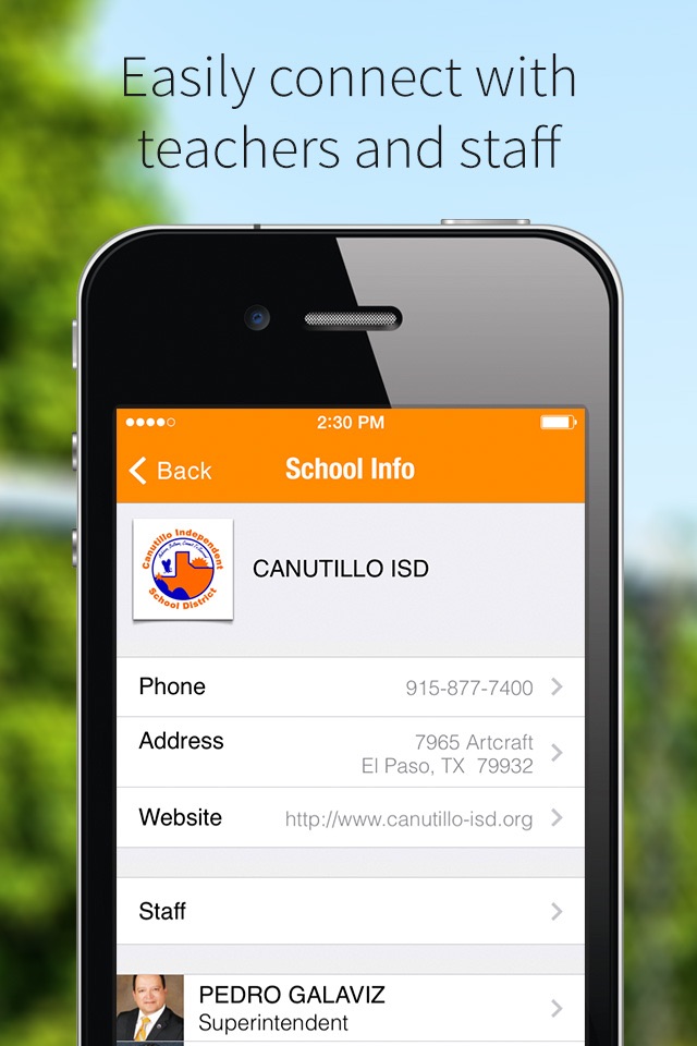 Canutillo ISD screenshot 2