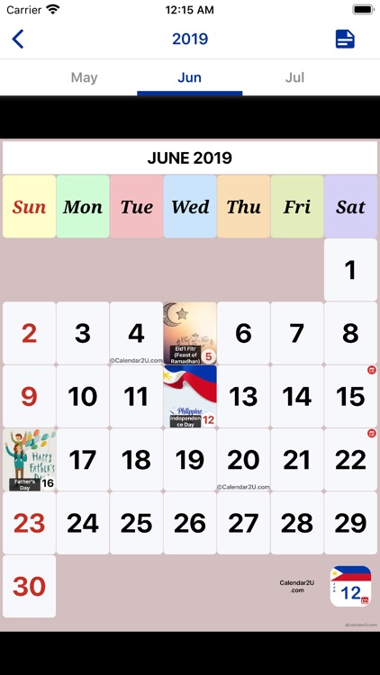 Philippines Calendar 2020 screenshot-4