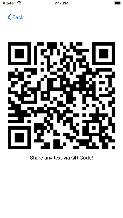 QuickshaRe - Share via QR Code