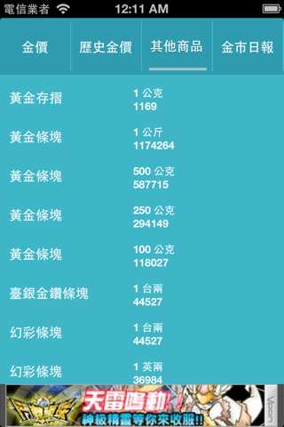 台灣黃金報價 screenshot 3