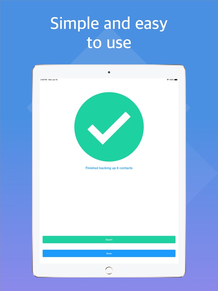 Backup My Contacts Easy