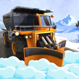 Real Heavy Snow Plow Excavator