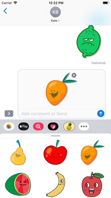 Pineapple Fruity Stickers