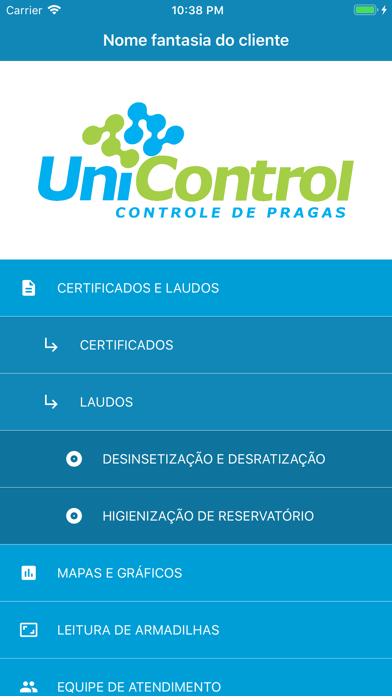 Unicontrol Cliente screenshot 2