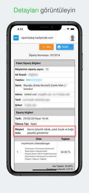 Sipariş Takip, hadiyemek.com(圖4)-速報App