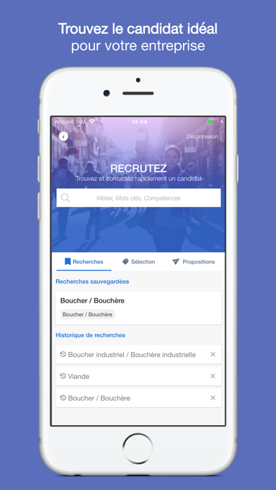 How to cancel & delete Je Recrute - Pôle emploi from iphone & ipad 1