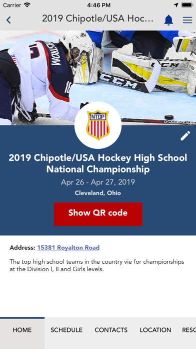 How to cancel & delete USA Hockey Events from iphone & ipad 2