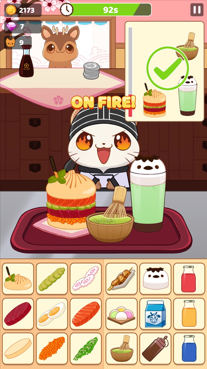Kawaii Kitchen - Free Hack screenshot 3 - iOS game interface