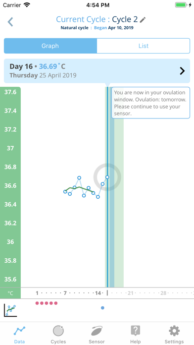 OvuSense2 screenshot 2