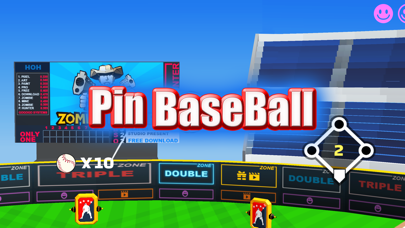 Pin baseball game screenshot 2